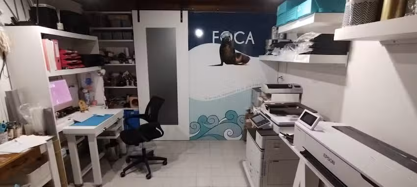 Foca una impresion