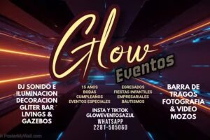 GLOW EVENTOS AZUL